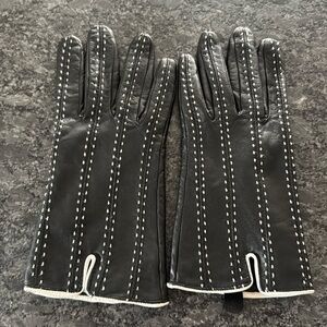Merino black gloves L/XL